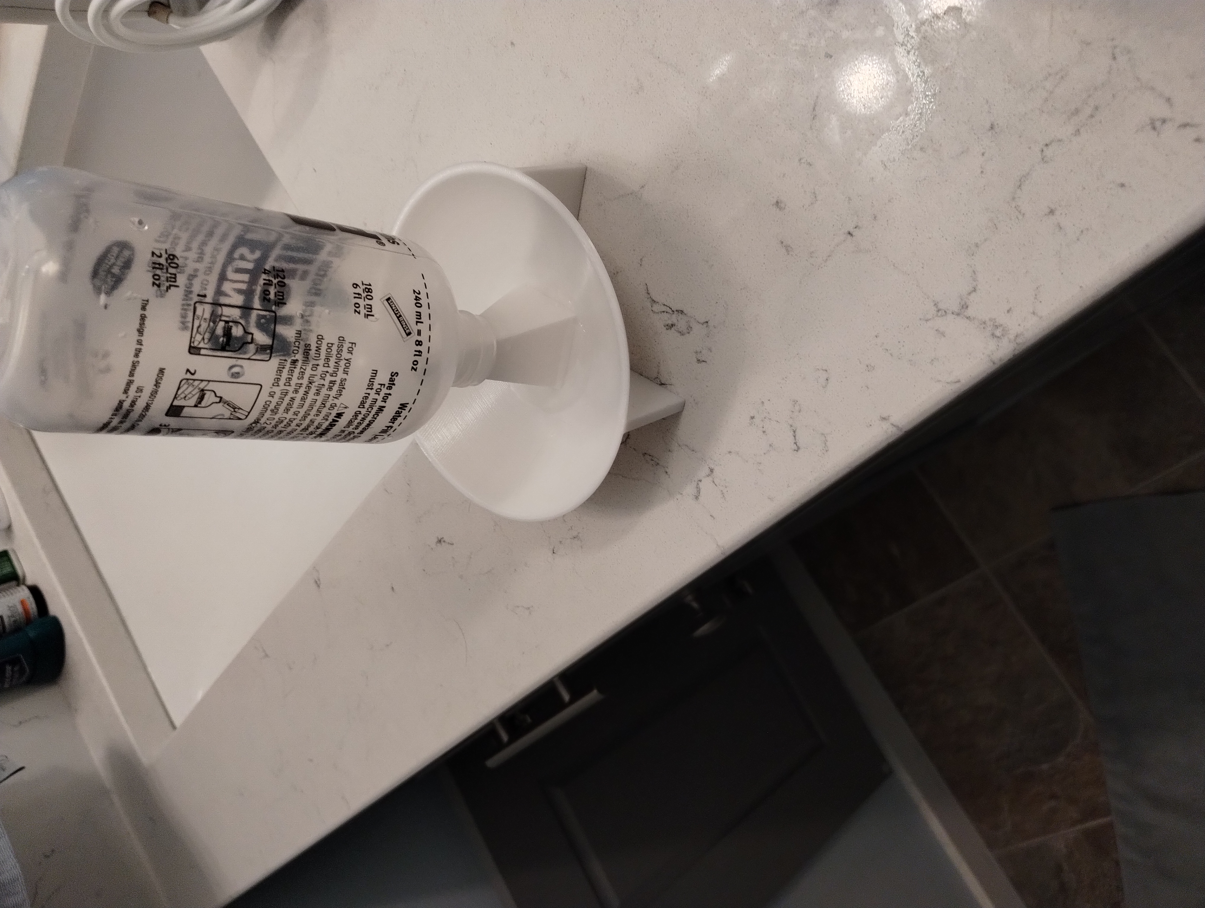 Bottle Emptying  Transfer dish for Soap, Lotion, Shampoo, Conditioner