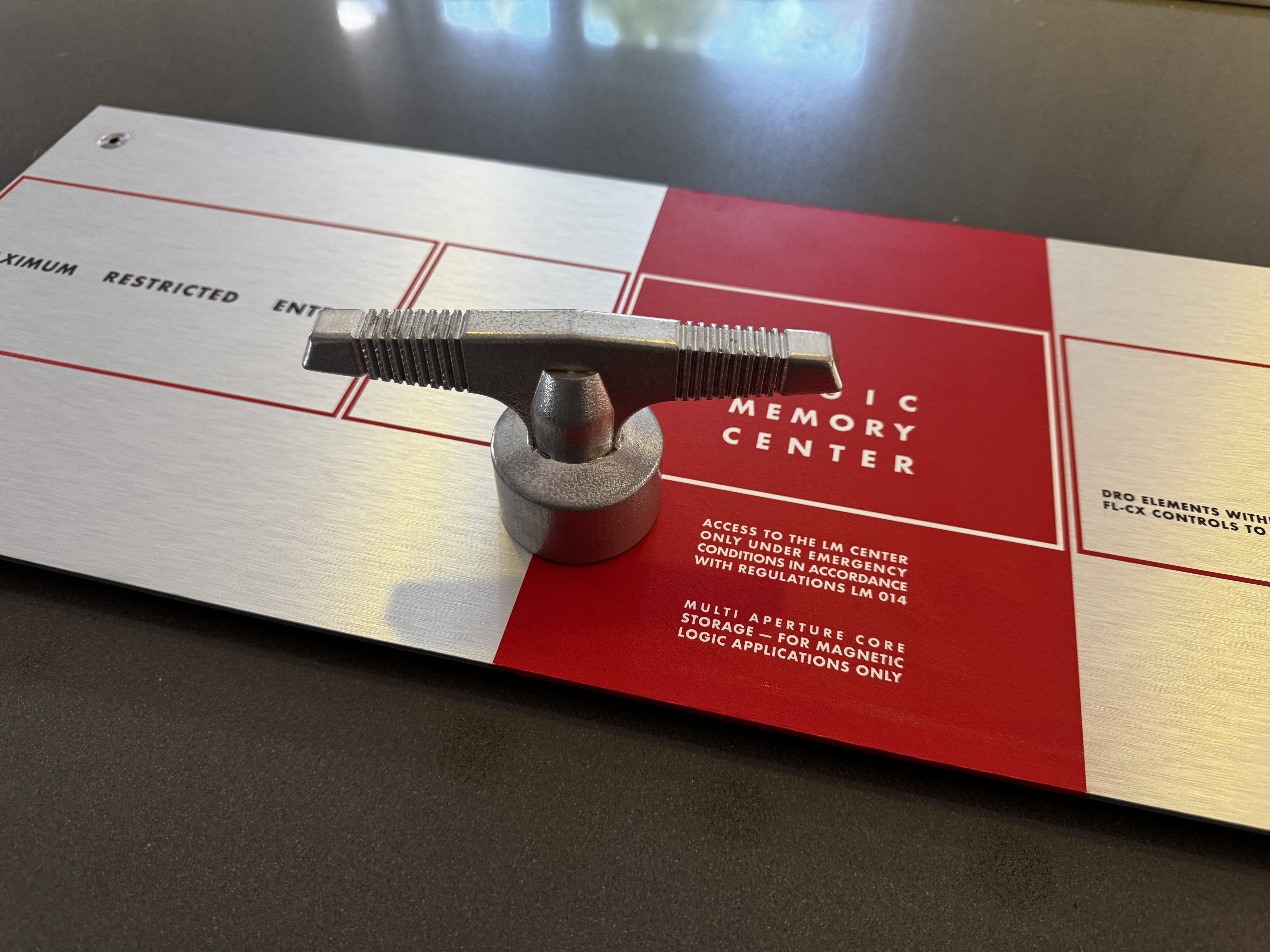 HAL 9000 Logic Memory Center Panel Key