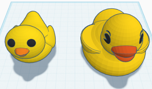 2 Diffrent Ducks from Tinkercad — miniatura 3