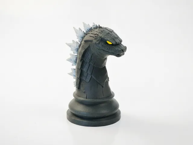 Godzilla Chess Rook Kaiju Monster 3D Printable
