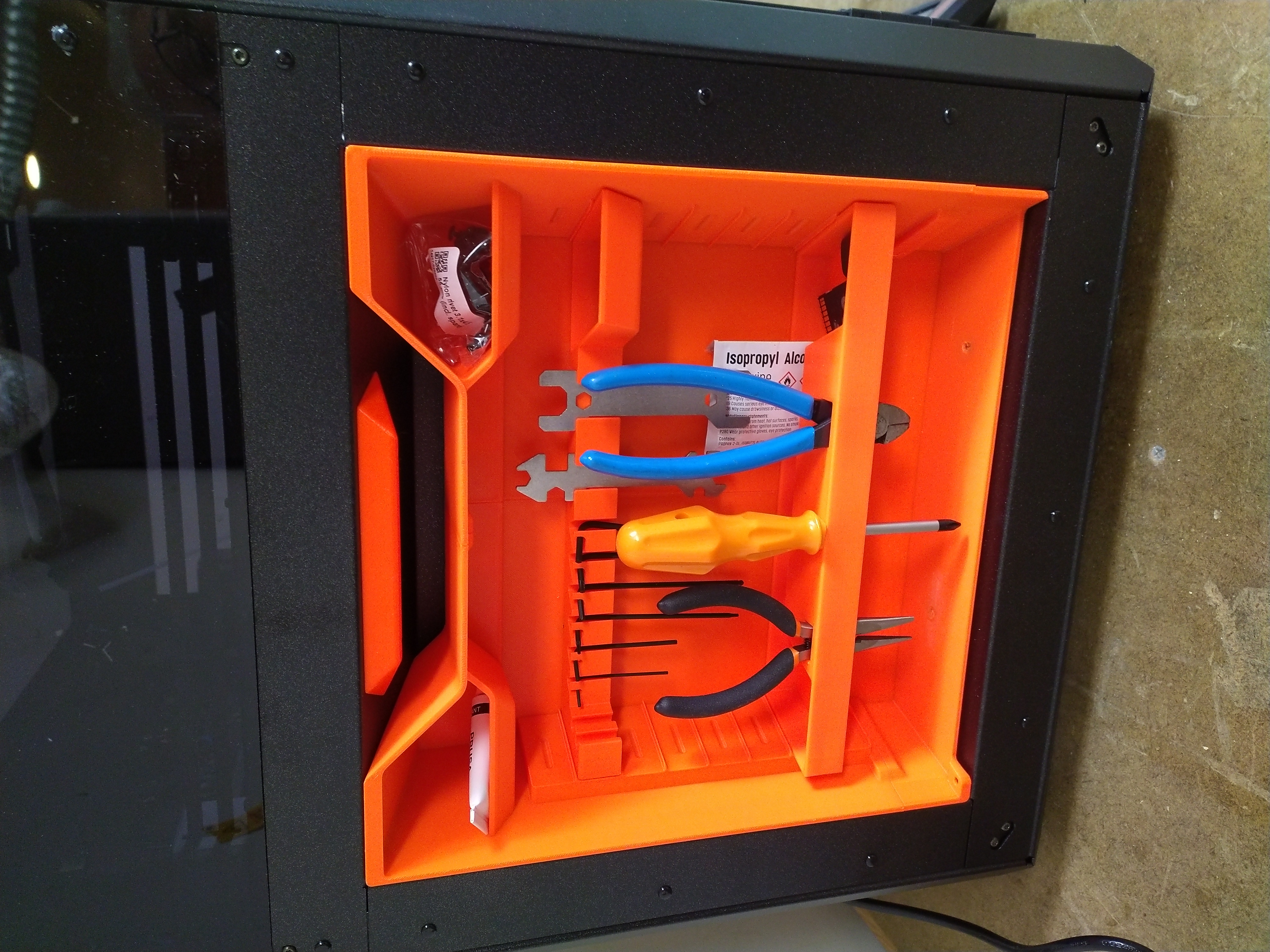 Tool Rack addition to Prusa Core One Side Storage