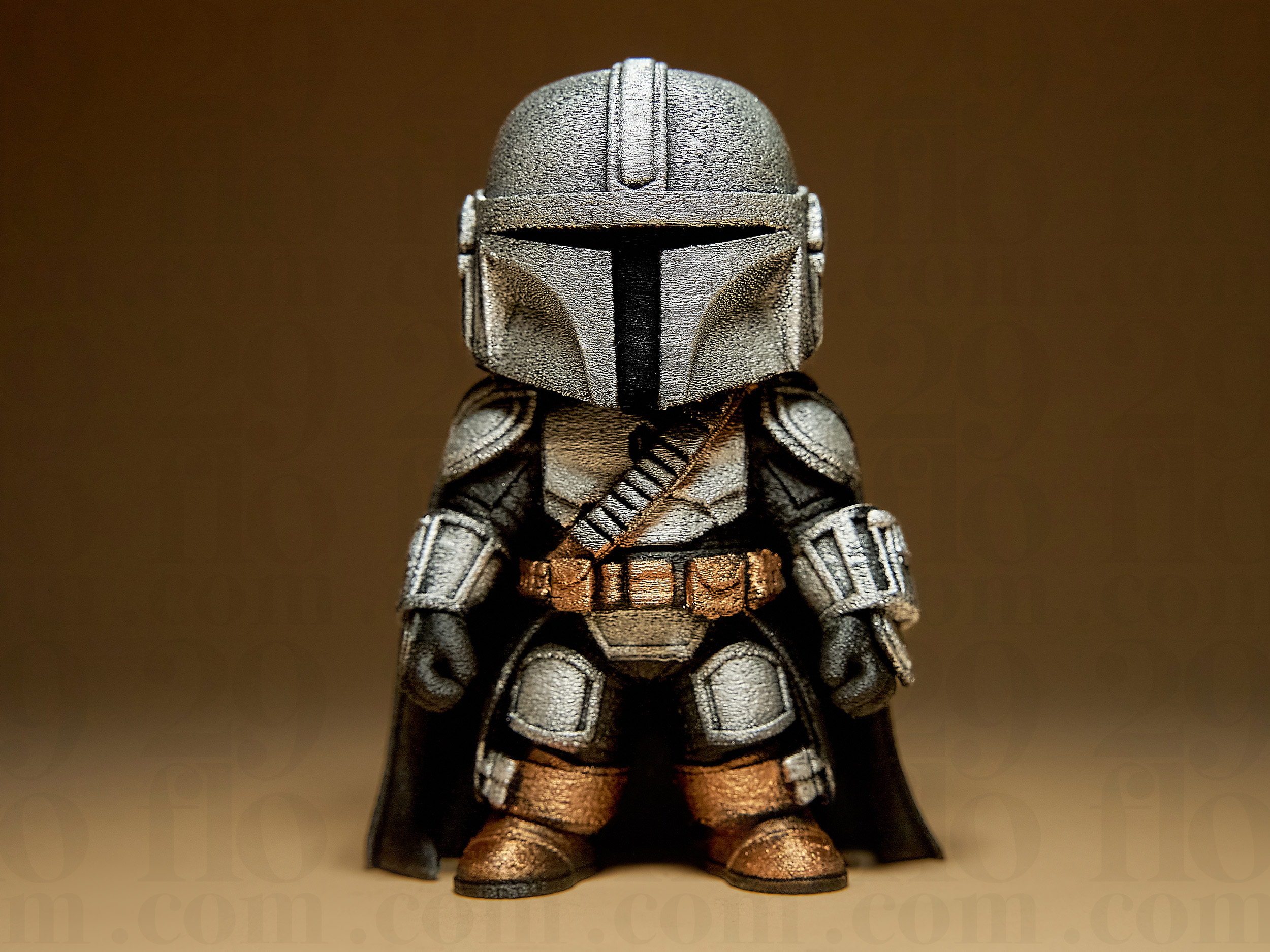 Mini Mandalorian Figurine