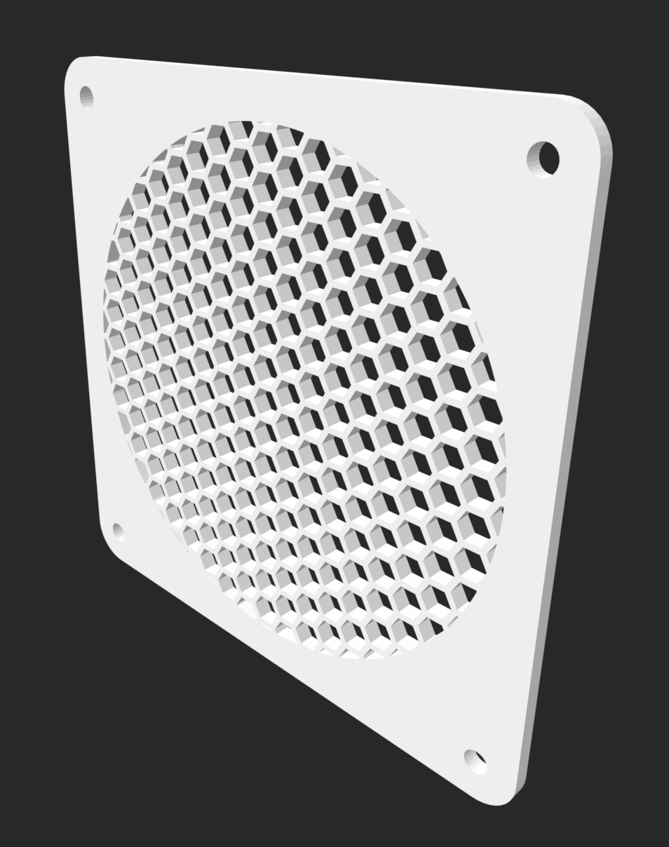 Grille 150x150 honeycomb/Maskownica 150x150 plaster miodu