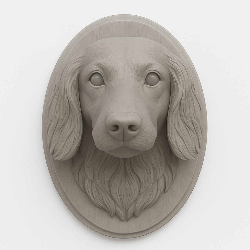 Long Hair - Dachshund Wall Mount