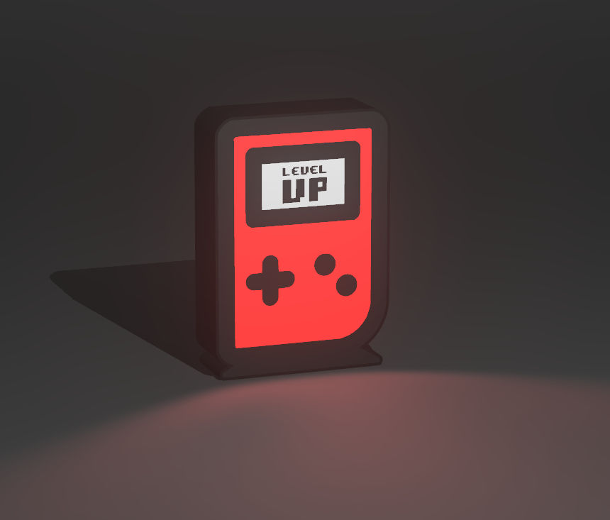 Gameboy Lightboxes (Yellew, Green, Red and Grey)