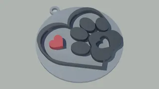 PAW KEYCHAIN