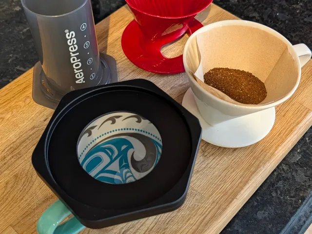 Large mug adapter Pour Over, Aeropress