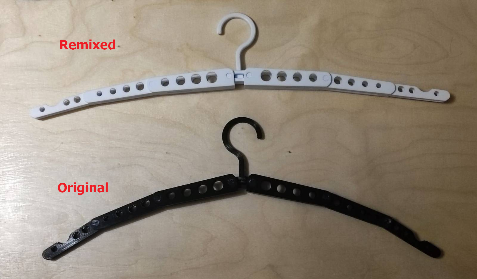 Folding Travel Coat Hanger – Remixed, Sturdy, and Glue-Free Version