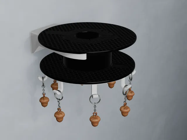 Rotatable Key Holder using NEW Prusament Spool