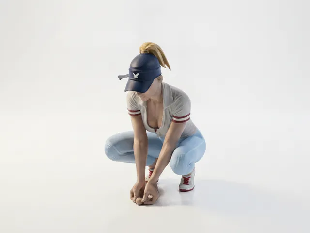 Golf Babe Female Figurine Sports 3D Printable