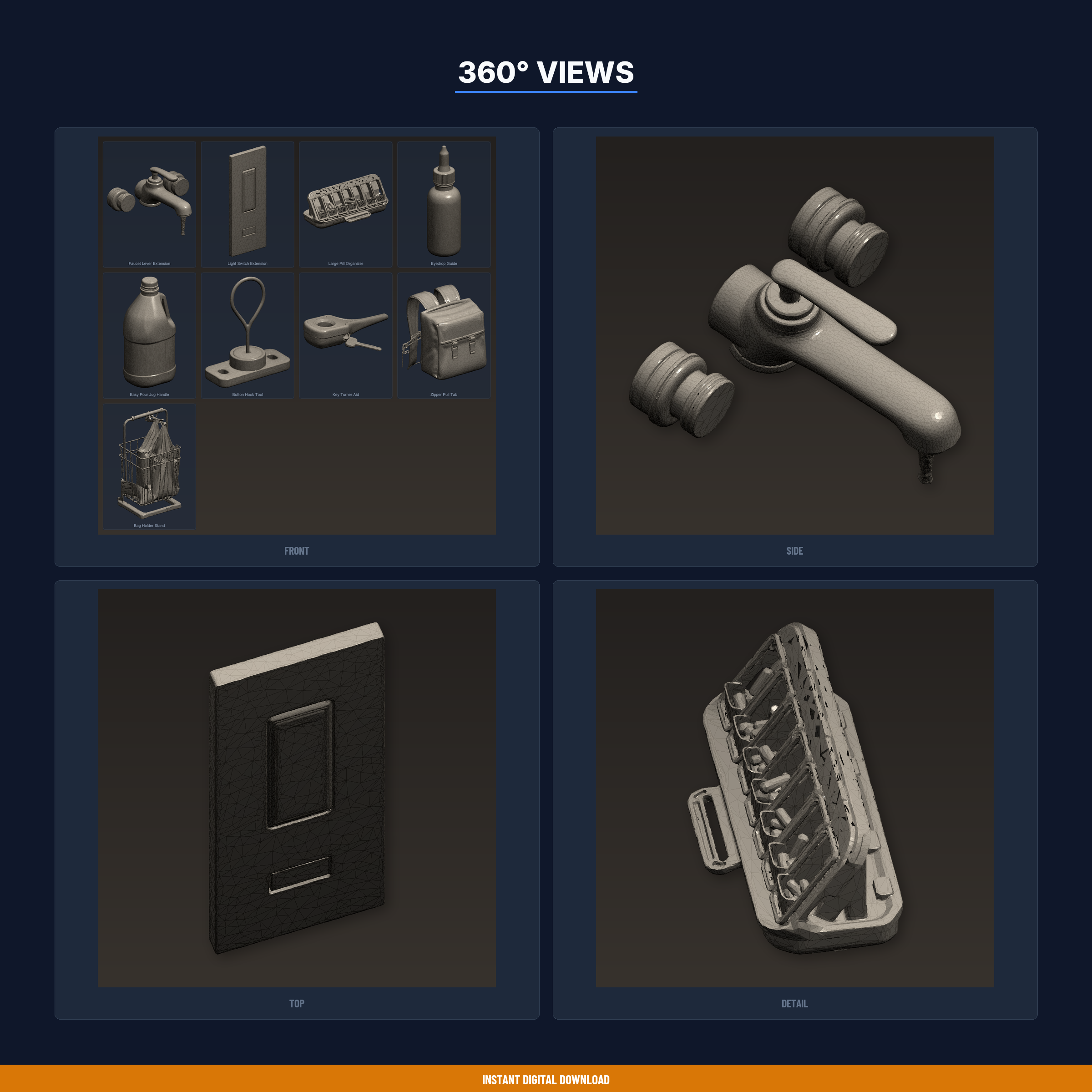 Complete Accessibility Aids - 9-Model STL Bundle — thumbnail 3