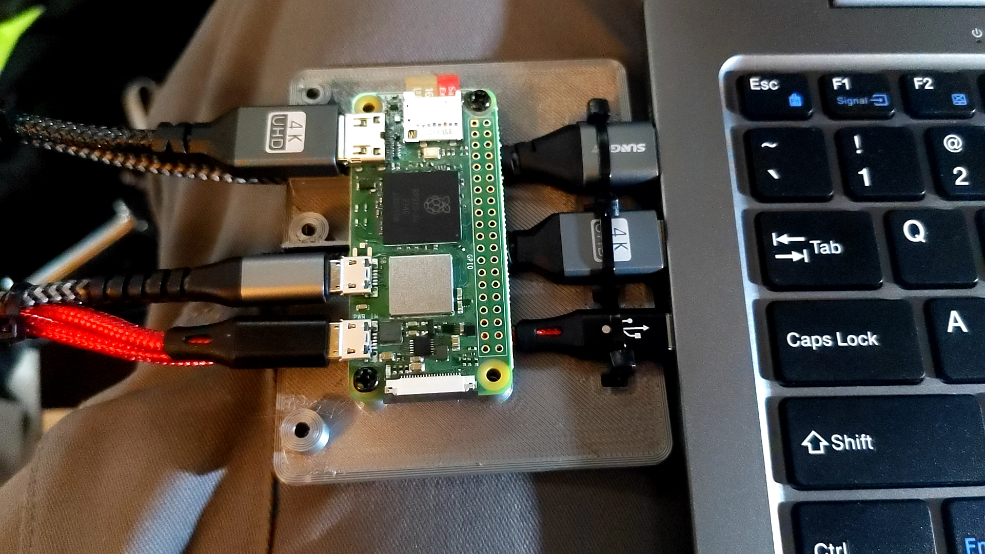 CrowView Note Pi Zero sled