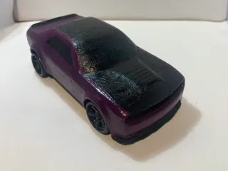 replica of the real dodge challenger hellca