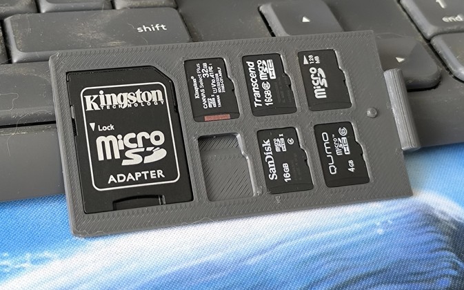 MicroSD (Micro SD) cards case — miniatura 5