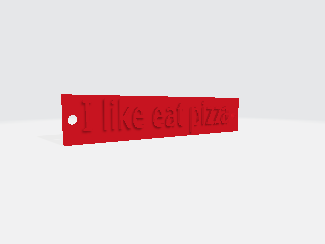 "I like eat pizza" Wall Art