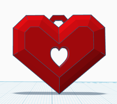 heart keychain