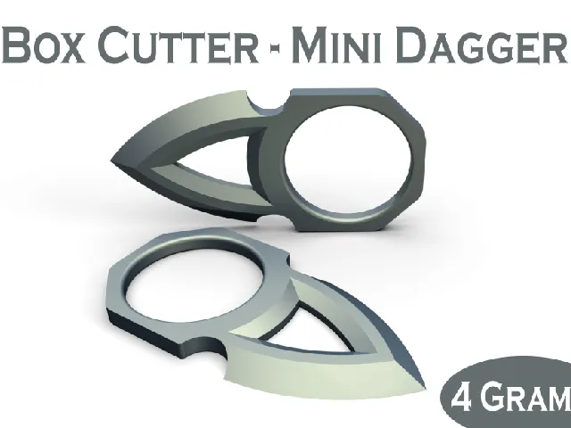 Box cutter - Mini daggers