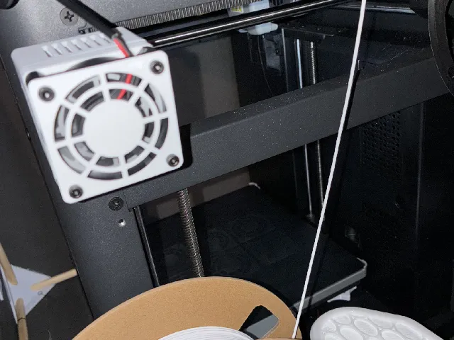 Carbon filter fan for Flashforge AD5X in whole-printer enclosures