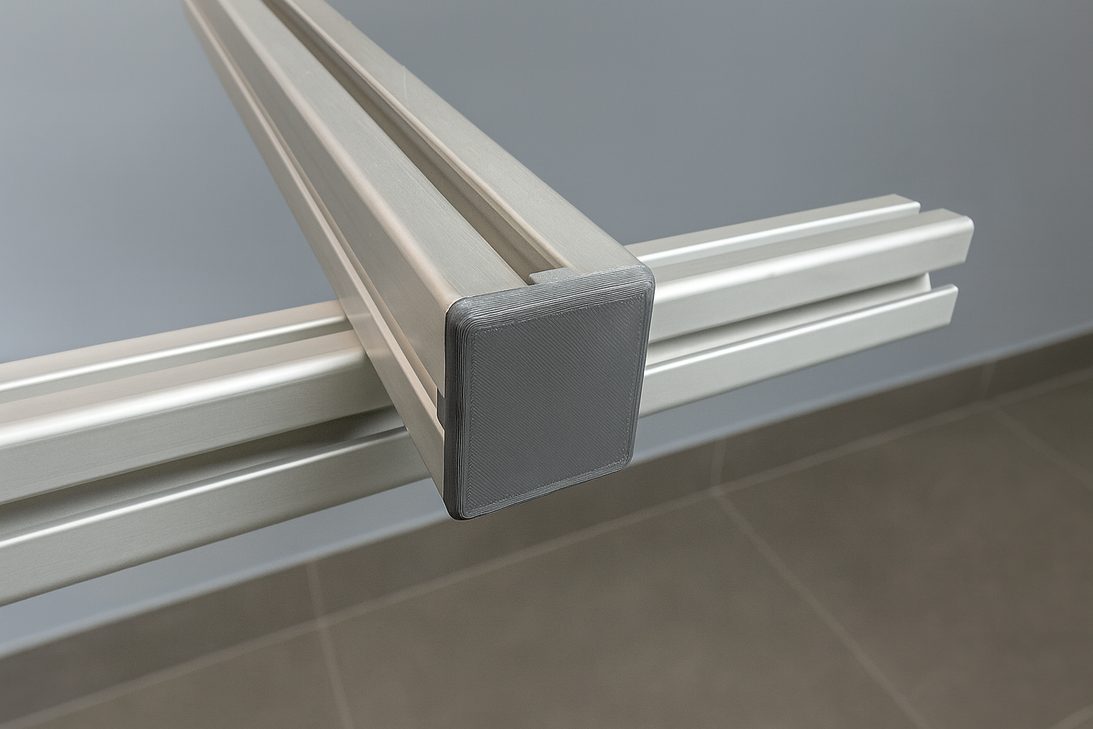 End Cap for 4040 Aluminum Profile - Fusion - parametric