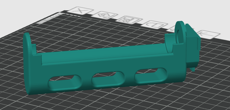 Filler - Filament Holder (for Qidi Q1 Pro) 3D model thumbnail