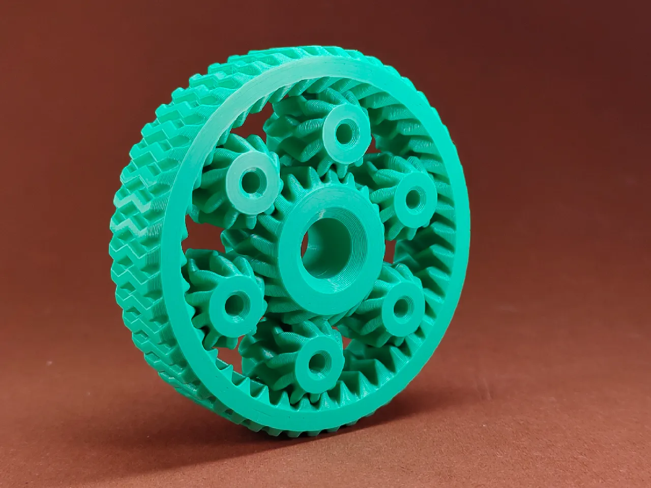 Geared planetary spinner by Thorin Oakenshield | Download free STL