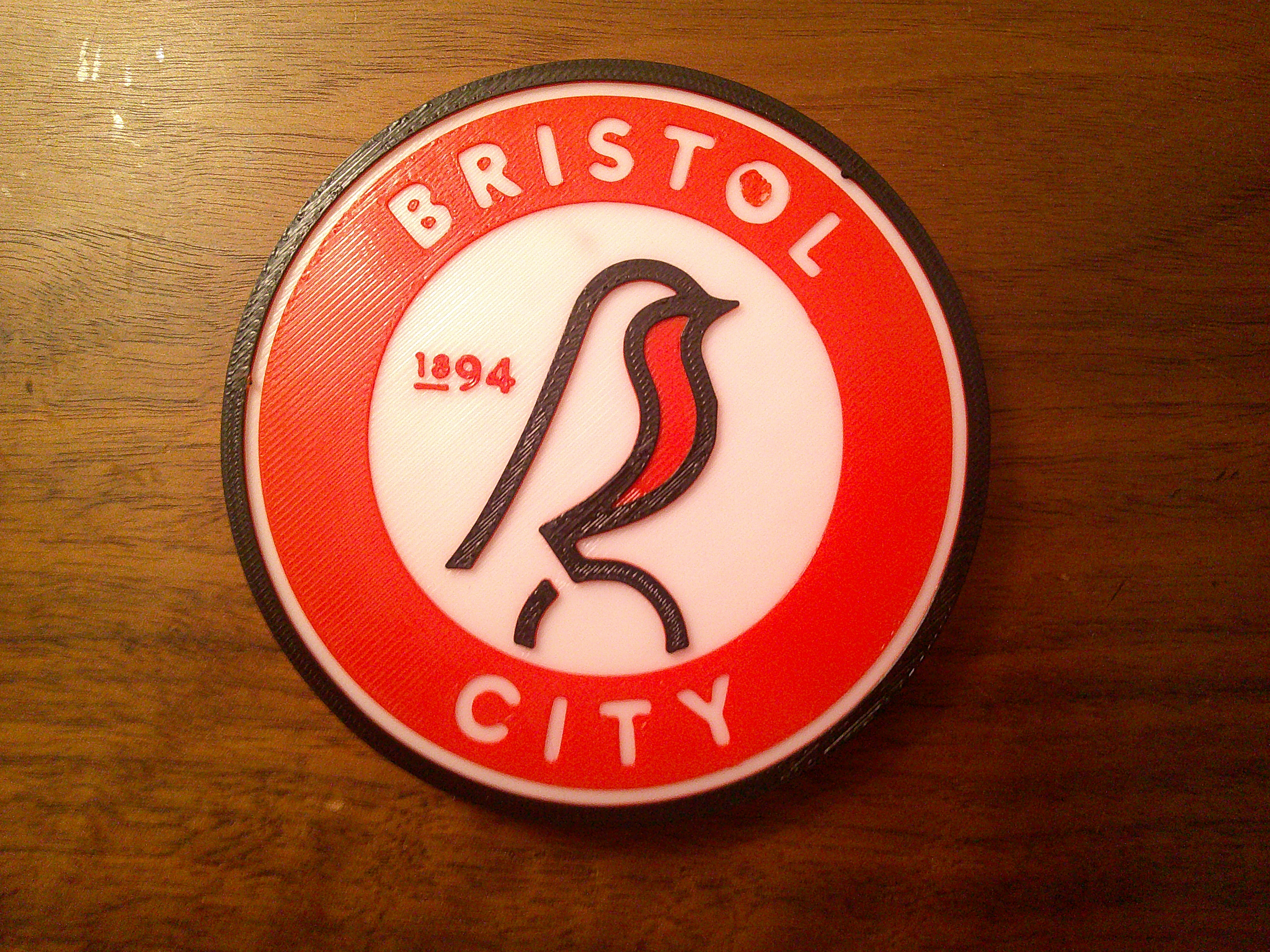 Bristol City FC Logo Coaster or Plaque