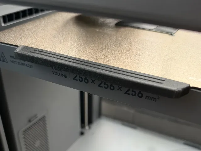 Flashforge Creator 5 buildplate press-fit handle