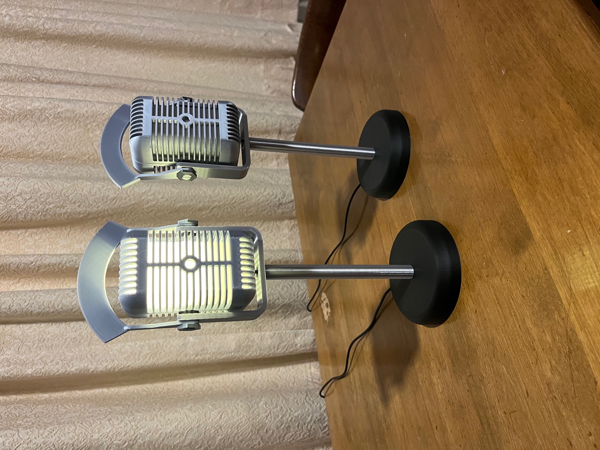Retro Microphone Lamp (parts)