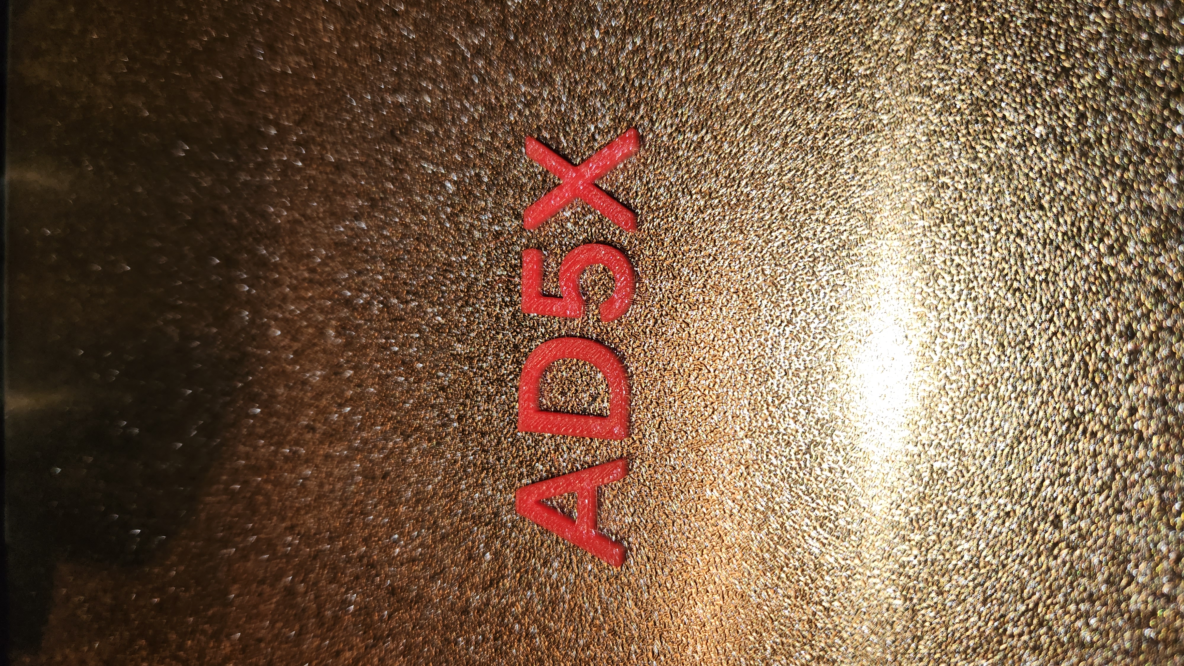 FlashForge AD5X Logo insert - letters and number
