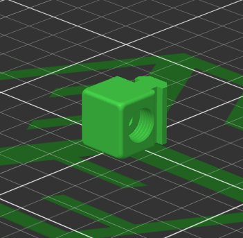 Miniatura 3 do modelo 3D Ender 3 Reverse Bowden Block