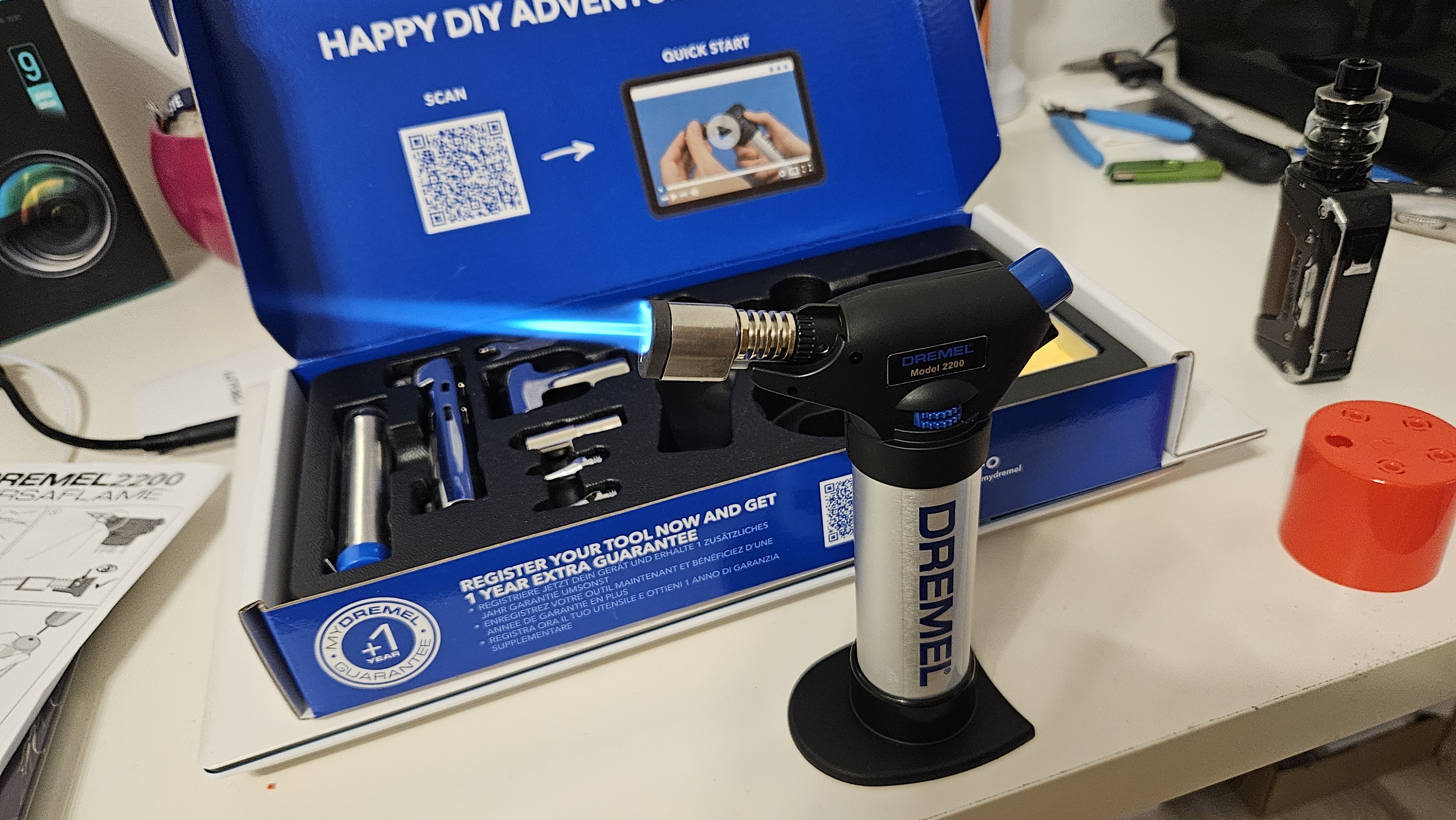 Safety Lock Bypass for Dremel VersaFlame 2200