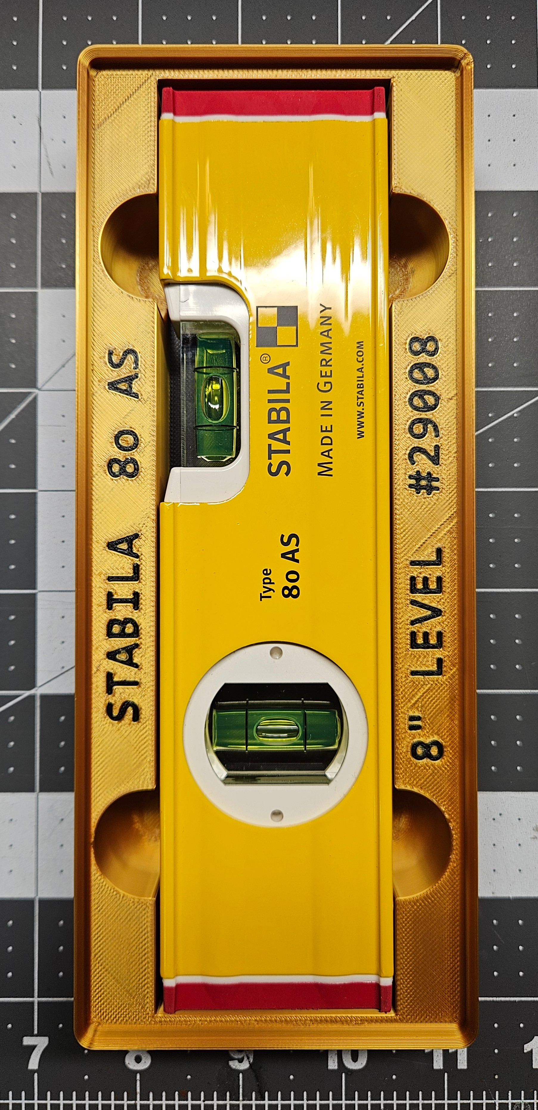 Stabila 80 AS 8" Level #29008 Gridfinity