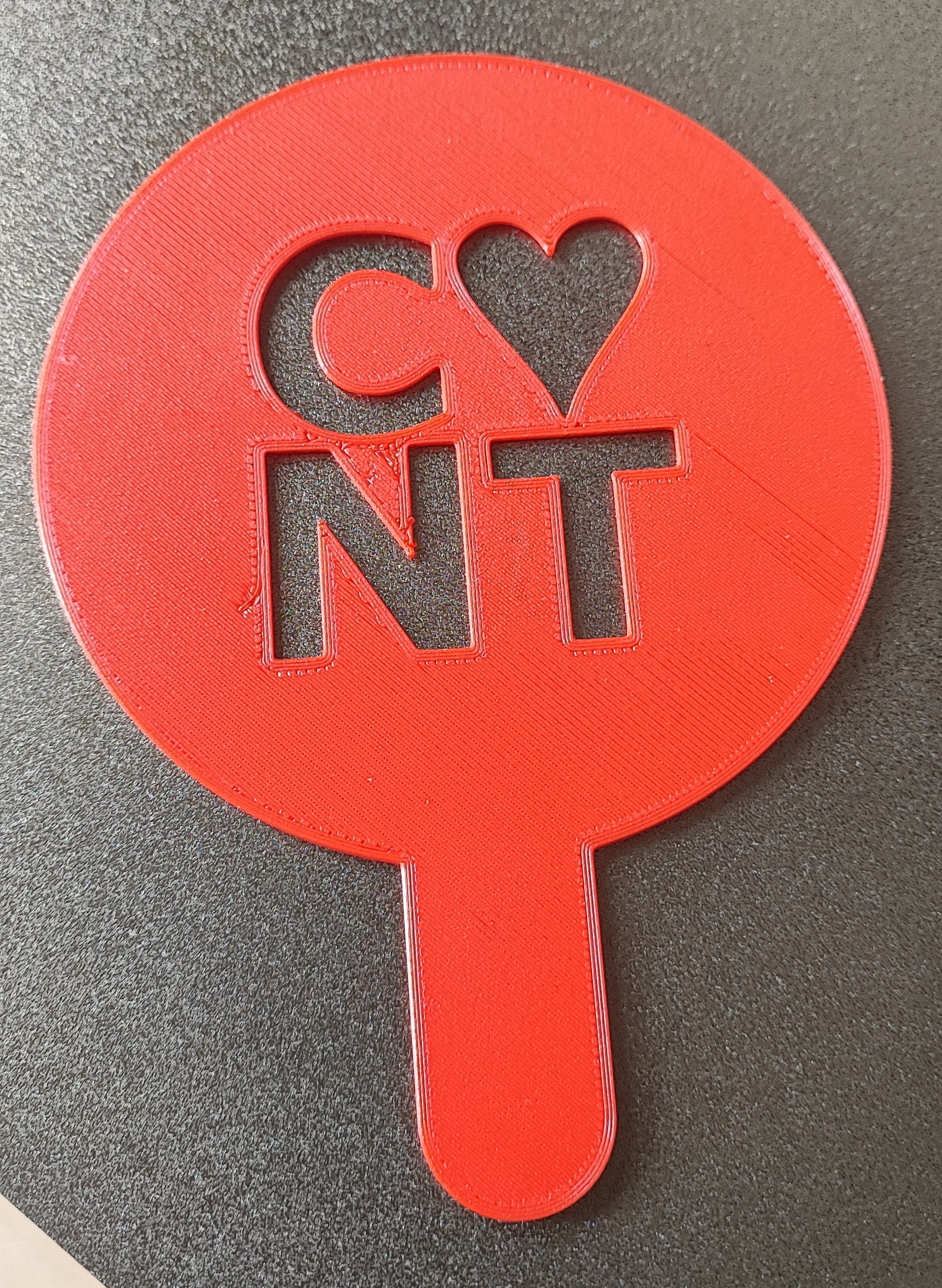 C*NT coffee stencil