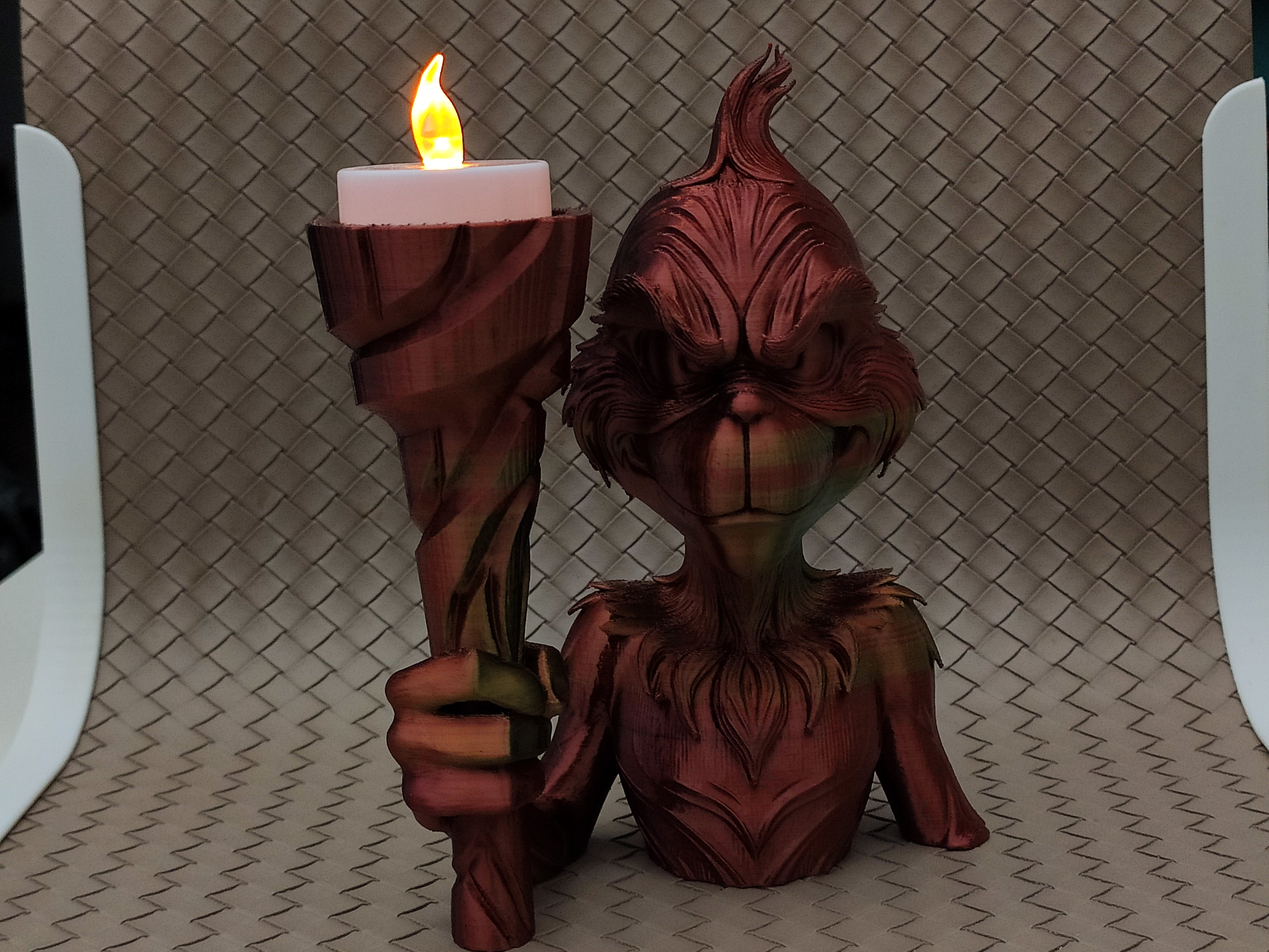 Grinch - Torch - LED Tea light Holder