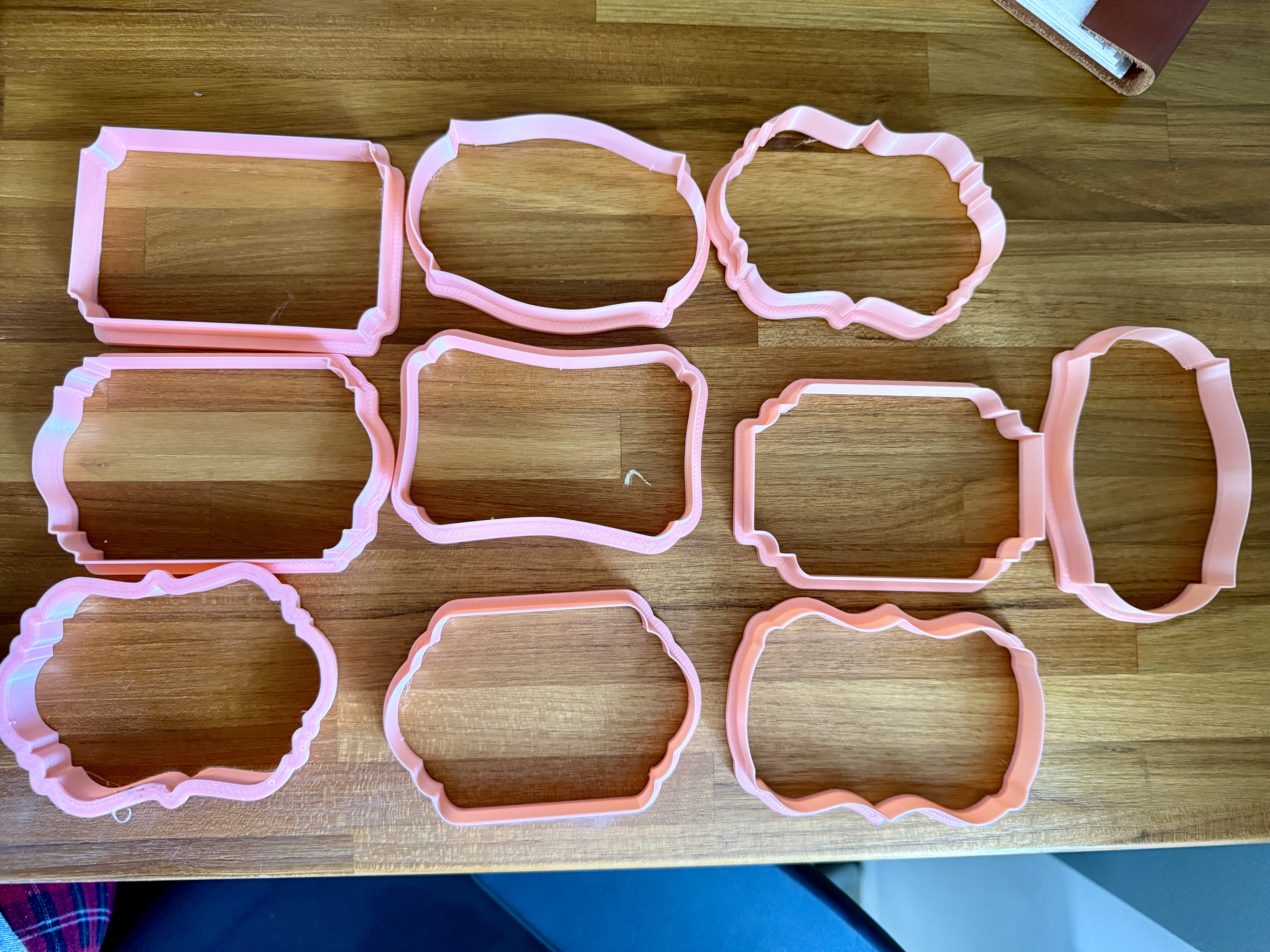 Frame cookie cutters