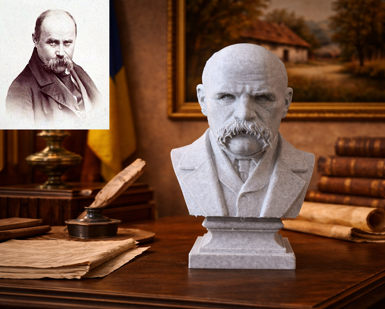 Taras Hryhorovych Shevchenko Bust