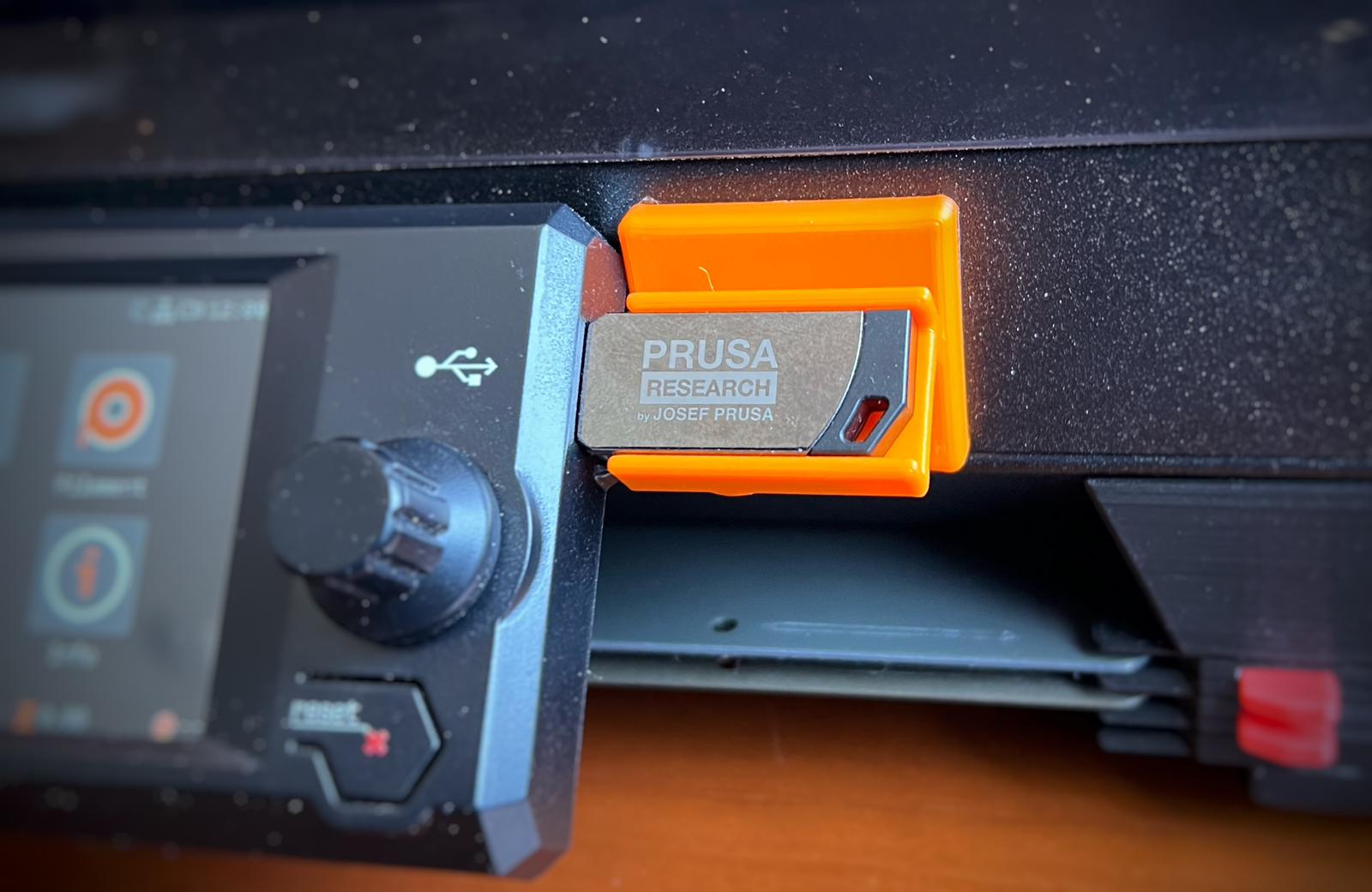 Prusa Core One USB Protector – Rectangular Magnet Remix