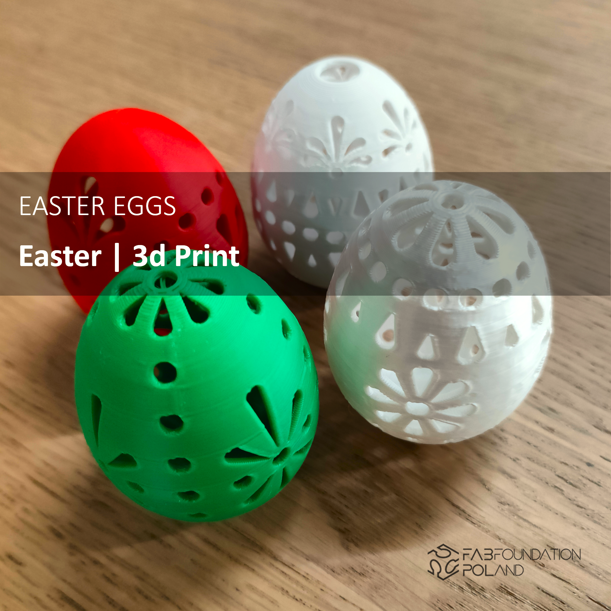 Traditional Patterns Easter Eggs - 3d Printable Set