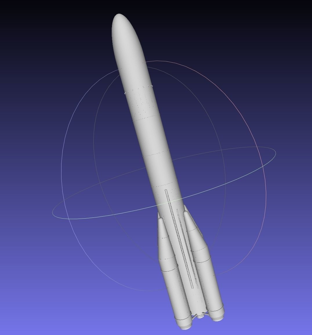 Ariane 6 Rocket - Detail Printable Scale Model
