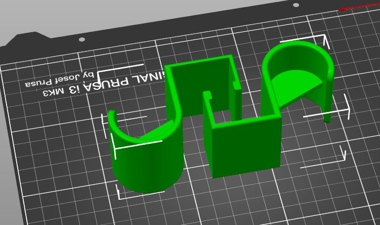 RV door hook 3D model