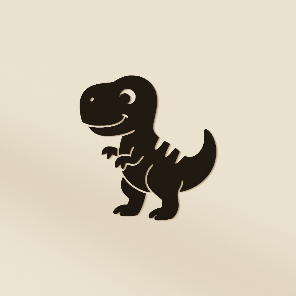 Kids T-Rex Dino Wall Art Print