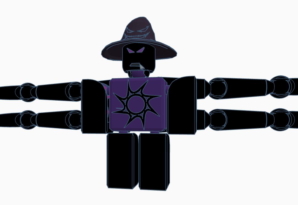 Articulated Old Azure from Forsaken (Roblox Figure)