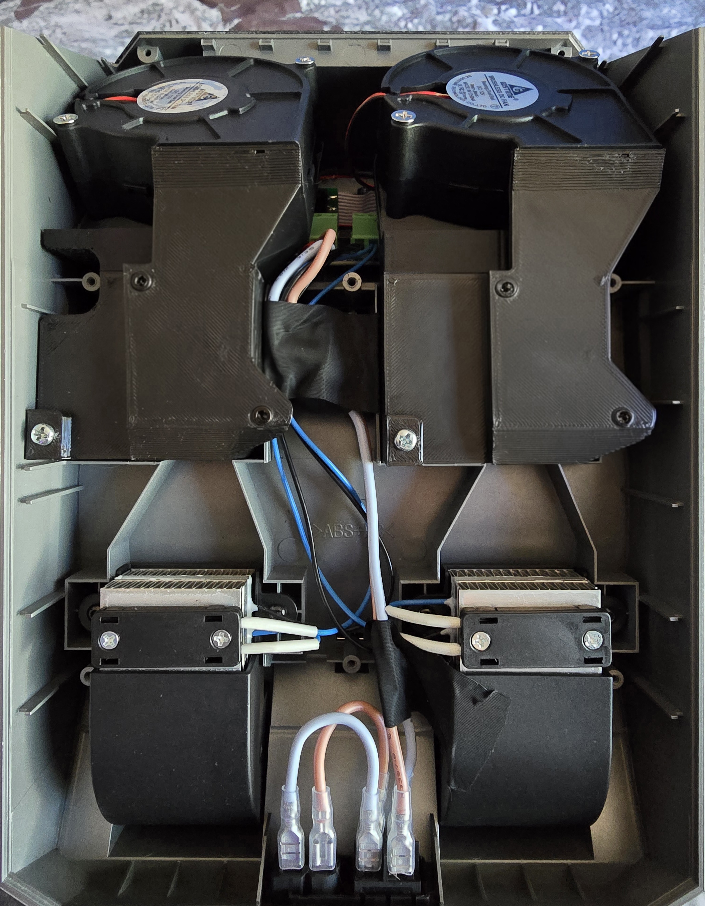 75mm Fan Conversion for Creality Space Pi Filament Dryer Plus