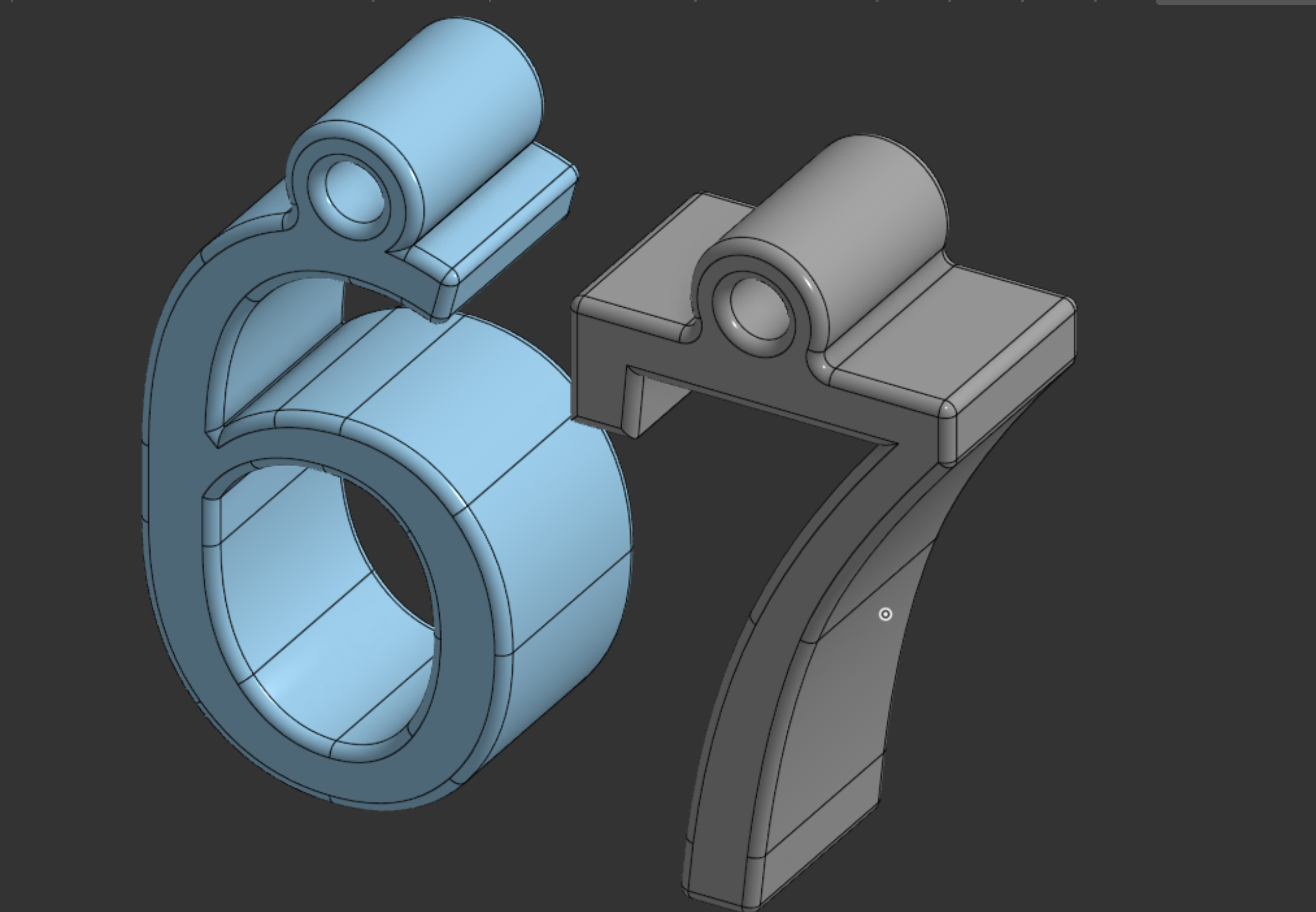 67 Keychain (~1/4 inch diameter for keychain)