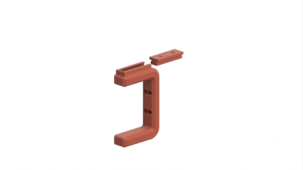 Modular Rail-Mounted Cable Organizer (for 60x60 Trunking)