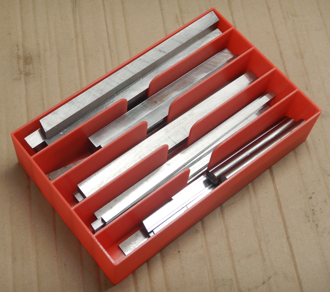 Schachtel für Drehmeissel; box for toolbits