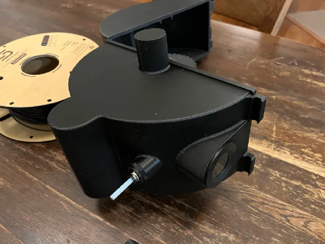 Printing dry box for large spool holder