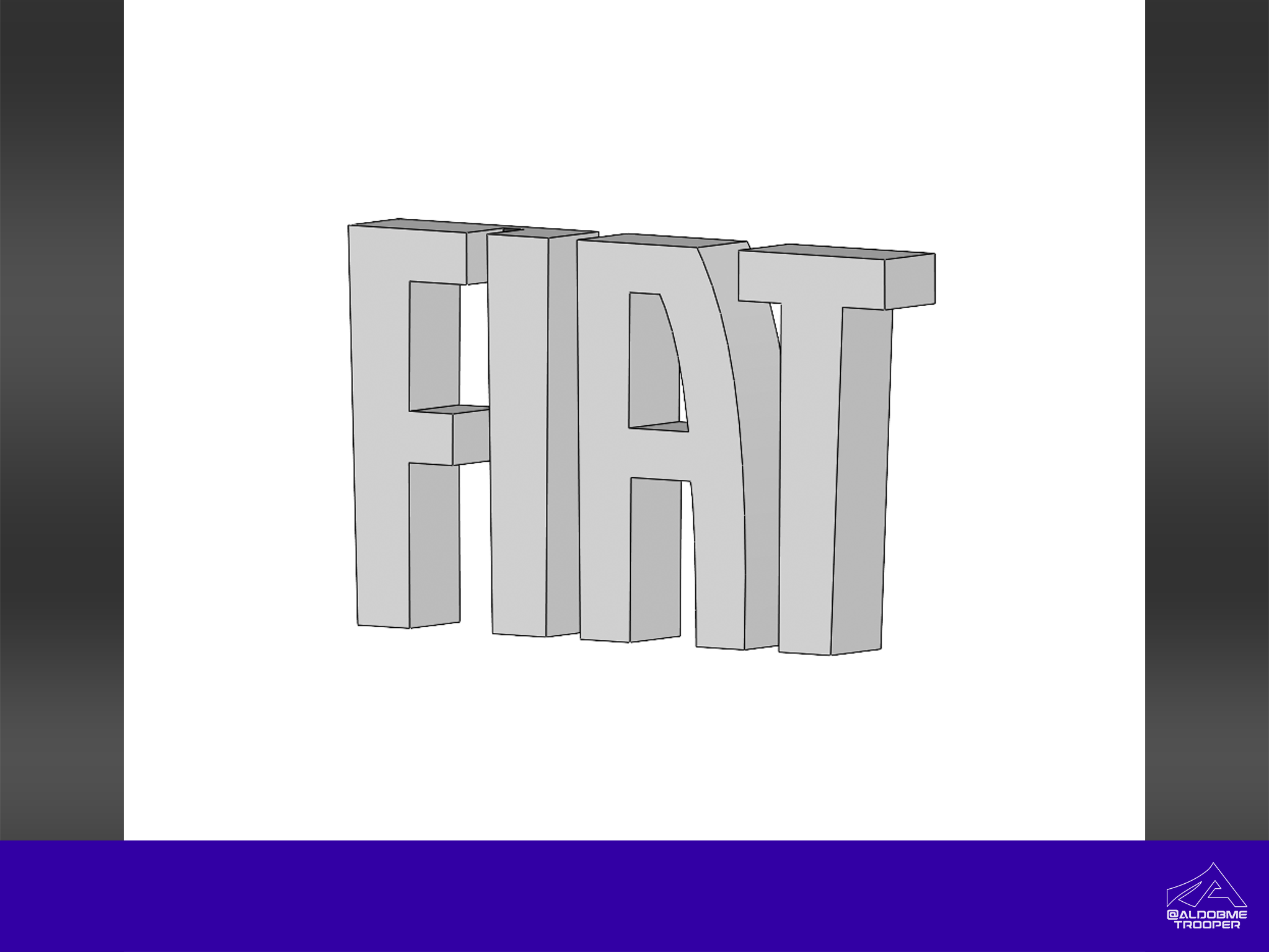 Fiat 3D logo