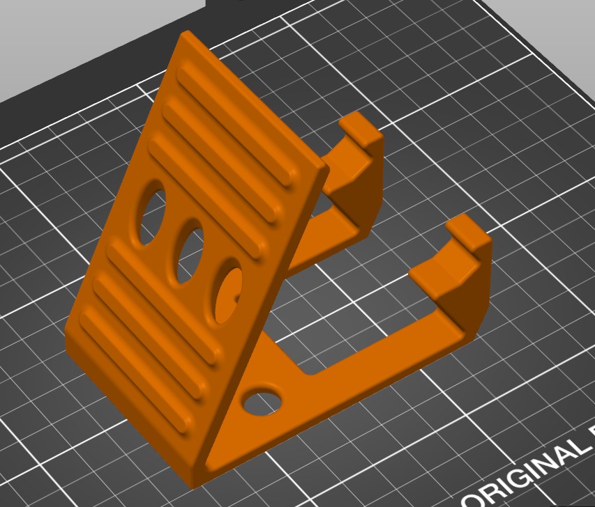 Phone Stand (Zero support) with pen holder and access to charging cable