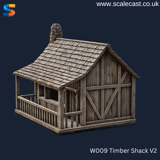 28mm Wargaming Timber Shack Building